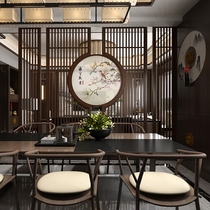 New Chinese Screen Partition Living Room Entrance GENGUAN BRIEF ABOUT MODERN FASHION SCREEN SOLID WOOD HOLLOWED-OUT TOP DAY STAND GROUND