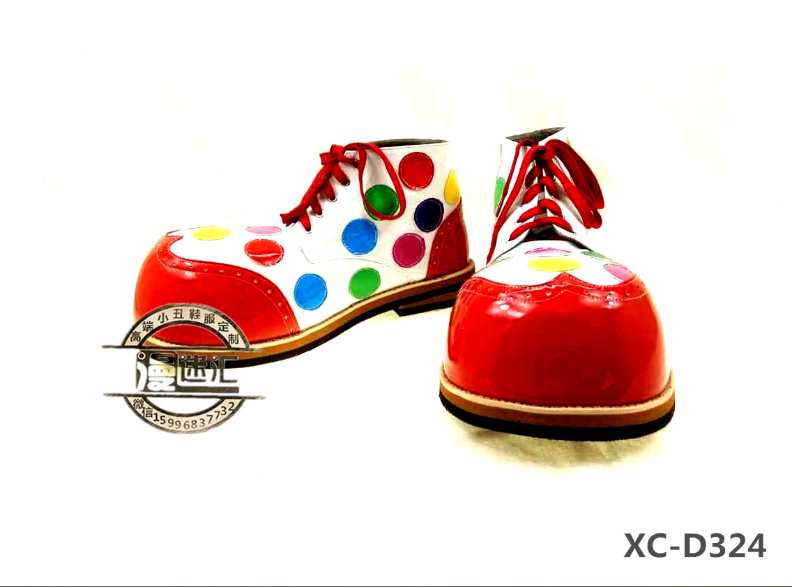 最新高端波点大头系列小丑鞋 clown shoes小丑角色扮演鞋xc-d324