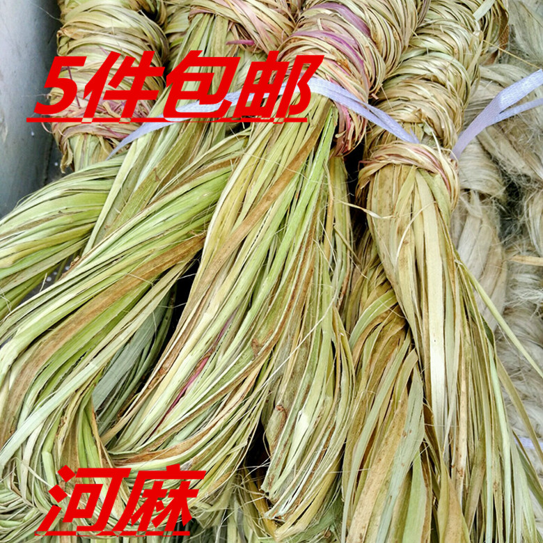 包邮洋麻黄麻植物皮麻绳树皮麻包粽子绳河麻青麻细麻油麻刀碎麻刀