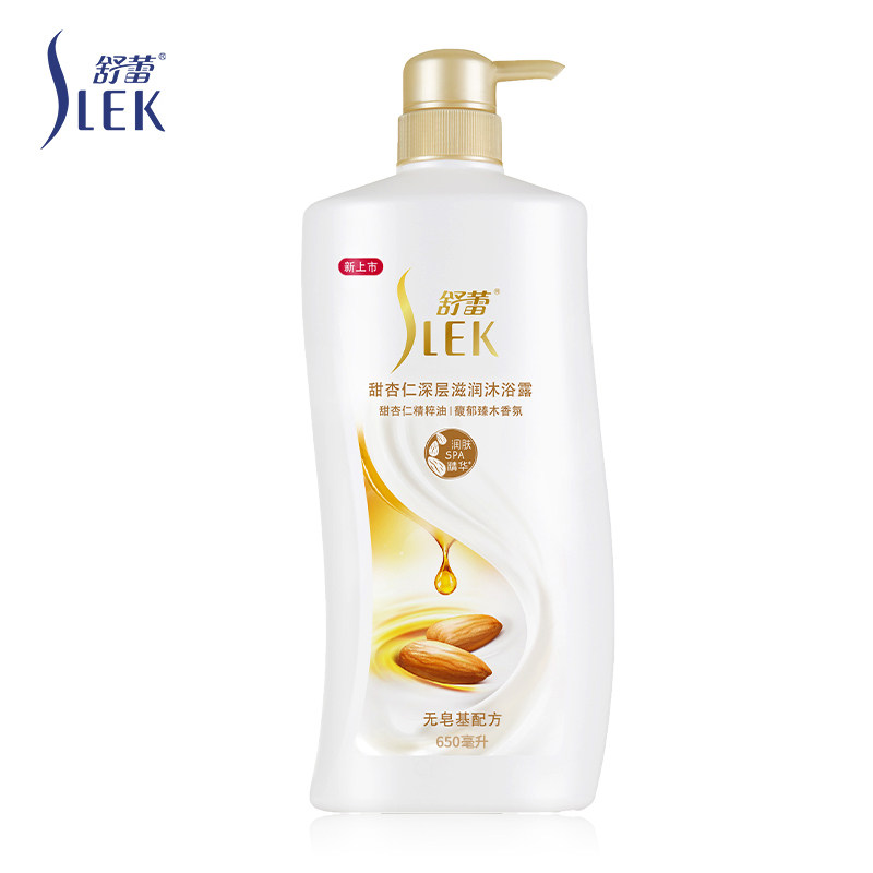 舒蕾甜杏仁深层滋润沐浴露温和清洁淳润滋养沐浴乳1l家庭装 新品