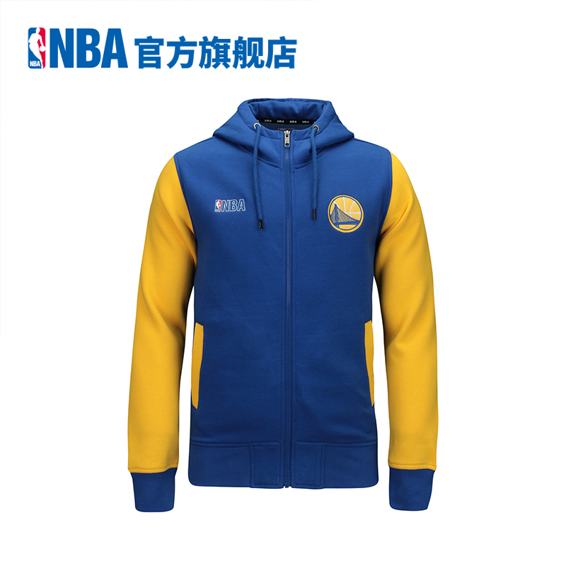 NBA 勇士骑士湖人火箭 秋冬季连帽夹克运动休闲外套 WLTFK135产品展示图4