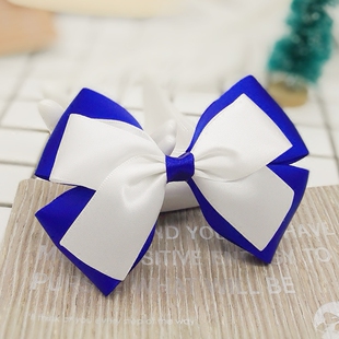 伊美原创饰品韩国手工流行时尚丝带蝴蝶结头花发夹头饰发绳顶夹03