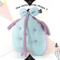 Steam elf creative personality gift water drop series pillow elephant naked powder
