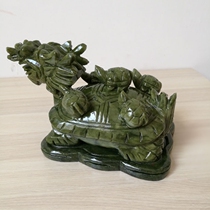 South Jade Five Son Dragon Turtle Pendulum Piece Home Decoration Handicraft Feng Shui Opening Gift Pendulum piece jade pendulum piece