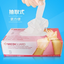 Disposable gloves PVC latex transparent thick baking embroidery beauty salon for body massage hand film 100