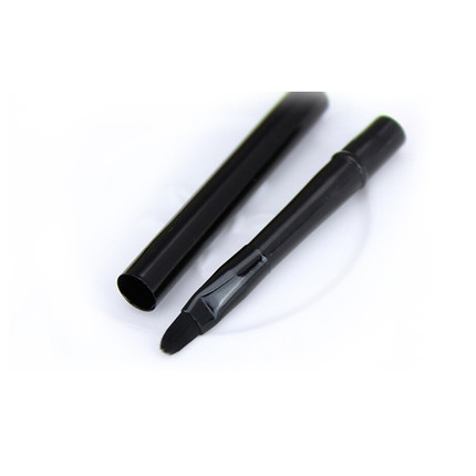 VOCE便携式眼线膏刷唇刷1支 化妆刷 带盖 迷你唇刷 眼线刷 美妆刷