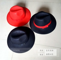Special offer Chinese wedding groom hat Costume mens top hat Shanghai Beach Master hat Wedding top hat Jazz hat