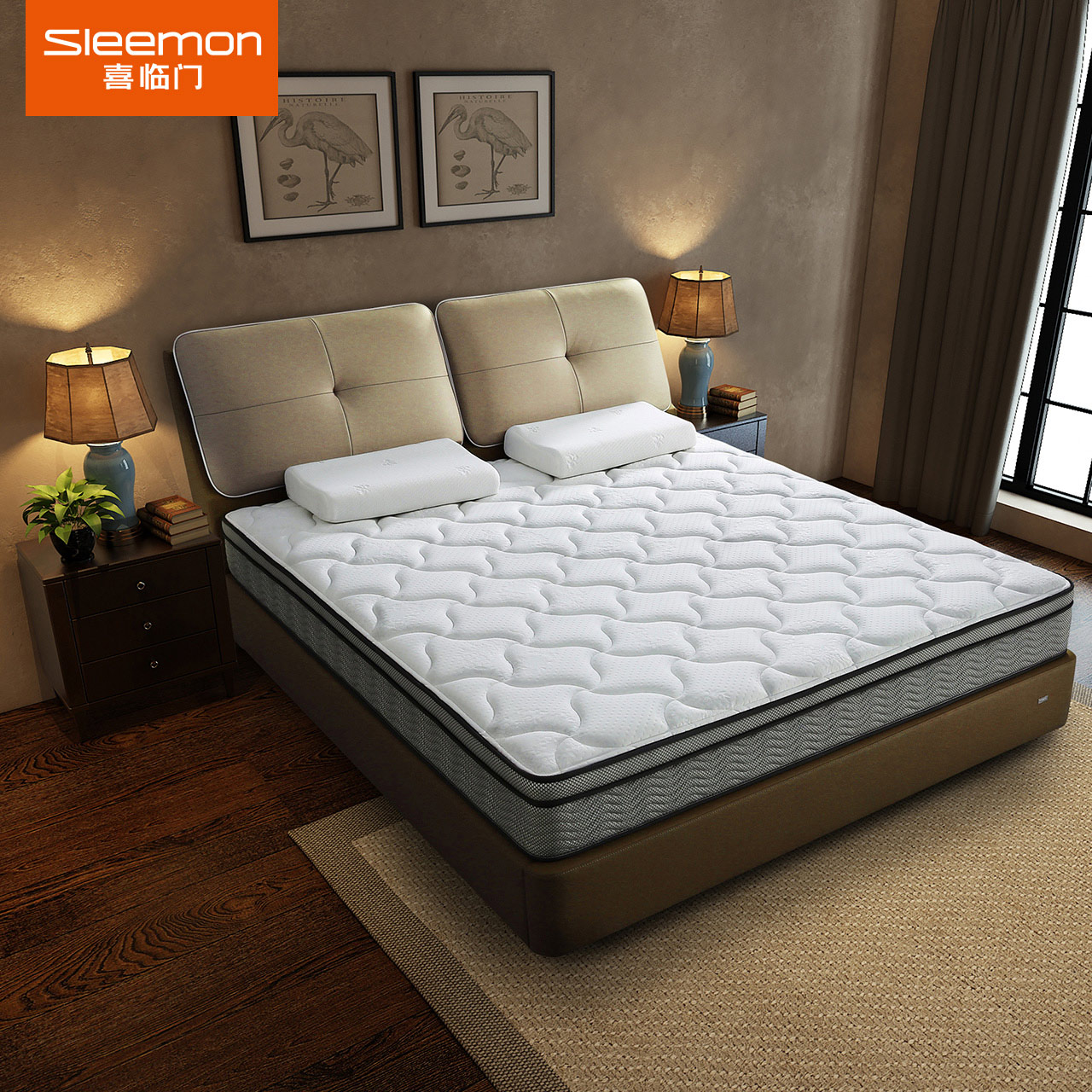 喜临门天然乳胶椰棕垫4d