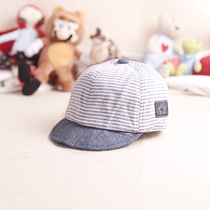 Jersey Striped soft tongue childrens hat Cotton baby cap Baby spring and summer hat