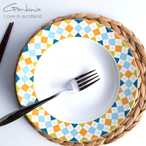 苏格兰菱格陶瓷骨瓷盘