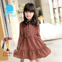 Calvin Klein Denim Dress 女童长袖牛仔连衣裙