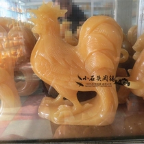 Natural rice Topaz Rooster animal modern handmade desktop simple ornaments daily gift bedroom marriage crafts