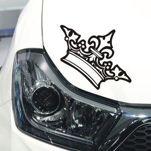 帝图 皇冠汽车贴纸 引擎盖贴 车门贴 个性图腾车