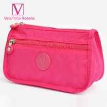 New Japan-ROK minimalist pure color large capacity waterproof zipped bag with makeup bag handout bag 1PN8wMJurT