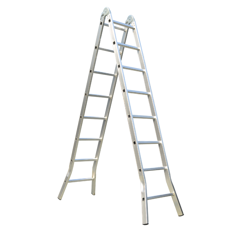 创步多功能折叠家用梯子铝合金加厚伸缩人字梯双面梯扶梯个楼梯产品展示图4