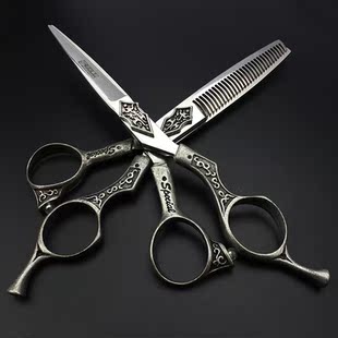 sharonds进口剪刀美发剪超锋利440c发廊专用理发剪发型师剪刀套装