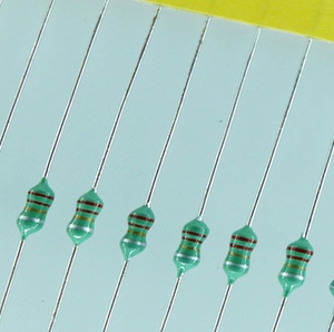 色环电感 0307 1MH 102 10% 1\/4W 色码电感