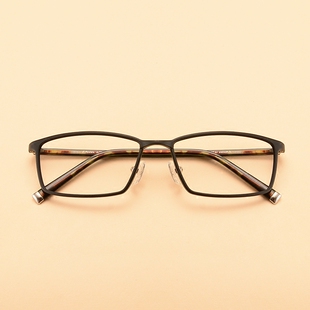 黑眼镜框女韩版潮休闲古典复古韩国简约近视眼镜成品方形优雅方脸