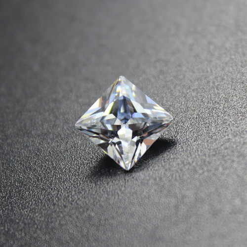 简约大气异形钻公主方钻石切割白色锆石瑞士钻珠宝首饰裸钻正方形_7折