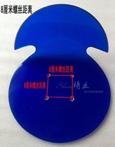 Fashion high-end bar chair Acrylic stool surface Bar stool surface Transparent bar chair surface Chair stool panel