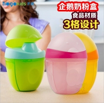 Milk powder box baby out milk powder carrying case large capacity storage box out of cans sub box baby milk powder grid