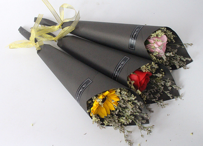 创意包邮 实用礼物单支肥香皂玫瑰干花小花束 公司活动礼物赠品