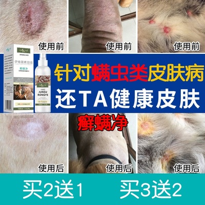 狗狗除螨虫皮肤病 886癣螨净宠物外用喷剂宝螨除癞灵治疗真菌
