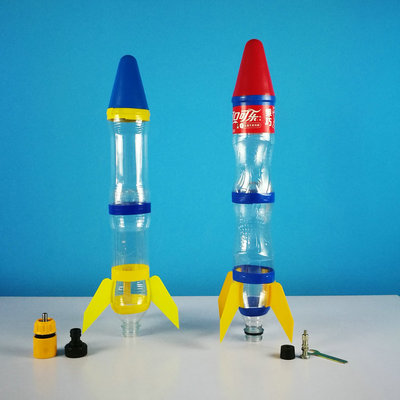 水火箭成品发射架器台模型手工制作全套材料空中二级分离器