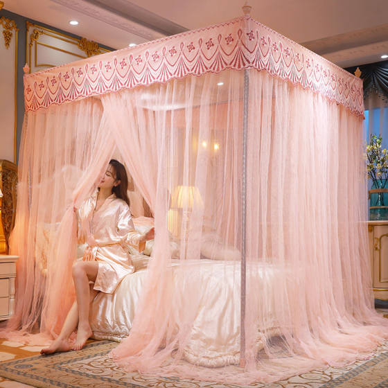 Mosquito net household 1.8 meters bed princess style 1.u5m three-door palace 1.2m thickened encrypted thick bracket new style
Mosquito net household 1.8 meters bed princess style 1.u5m three-door palace 1.2m thickened encrypted thick bracket new style