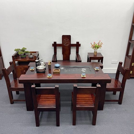 새로운 찻 테이블, 보트, 목재 차 테이블 및 의자 조합 가정용 고체 우드 쿵푸 티 테이블 티 테이블 티 테이블 티 세트 통합 차 새로운 찻 테이블, 보트, 목재 차 테이블 및 의자 조합 가정용 고체 우드 쿵푸 티 테이블 티 테이블 티 테이블 티 세트 통합 차