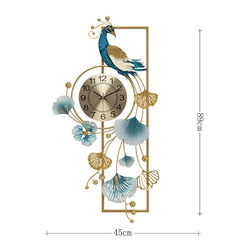 New Chinese-style living room home i fashion clock simple modern style iron wall clock restaurant light luxury atmosphere wall clock time