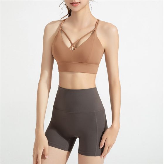 여성을위한 누드 스포츠 속옷 항균제 충격 방지 뷰티 Zo Yoga Bra 런닝 체육관 고강도 조끼 여성을위한 누드 스포츠 속옷 항균제 충격 방지 뷰티 Zo Yoga Bra 런닝 체육관 고강도 조끼
