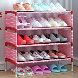 Sufa Shoes shelf Easy Assembled Non-woven 4 Tier Shoe Rack Sh