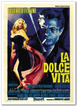 Sweet Life Fellini Film Poster Art Film Decorative Painting