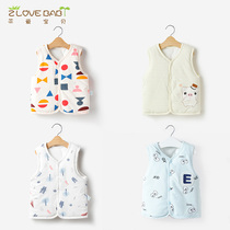 Baby vest Spring and Autumn Winter thickened warm newborn childrens horse jacket men and women baby waistcoat Cotton