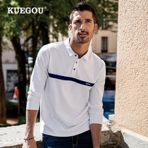 Cool clothes for men long sleeves Polo shirts for mens spring clothes minimalist collage turnover Paolo blouses 88072