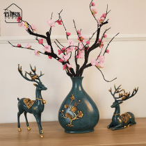 Entrance deer ornaments Modern living room New house TV cabinet Wine cabinet Model room Home accessories Housewarming Wedding gifts