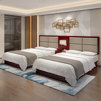 Chengdu Chongqing hotel hotel furniture bed room single room standard room full set hotel farmhouse custom double bed