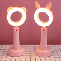 Girl heart cute LED lamp eye protection learning USB bedroom bedside College student desk dormitory writing night light