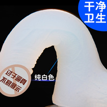 Female masturbation guard transparent crystal penis orgasm tool Adult sex products oversized thick white soft penis