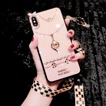iphonex mobile phone shell xs female xsmax personality iPhone anti-drop i8p Apple x tide xr silicone iphonexr all-inclusive xs max fashion 6s network