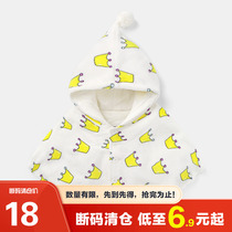 Baby cloak thickens coat fall and winter childrens baby boy and young childrens cloak Y2507