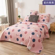 Non-slip single washed cotton sheets Cotton single quilt Pure cotton thickened 100 cotton cotton cloth is not easy to wrinkle winter