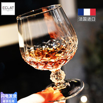 French Imports Crystal White Landy Wine Glass Whisky Cup XO Foreign Wine Glasses Home Short Feet Dry Gale Wine Cups