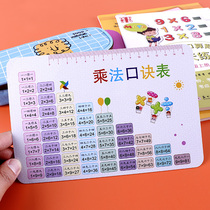 Multiplicative Stomp Table Card Elementary School Students 99 By using the method of the second grade in the second grade of the French language Formula One study full set