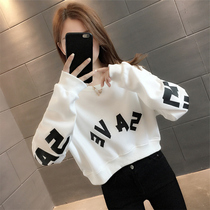 Spring and Autumn Thin Sweater Womens 2021 New Small Top Western European Short chic Early Autumn Jacket