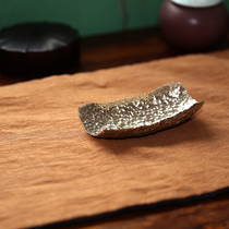 Retro style Xianyun new product special offer handmade hammer pattern sterling silver tea set Tea ceremony Kung Fu tea set zero match