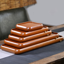 Bakelite tea tray German household simple tea set solid wood dry foam table Large and small electric bakelite storage and drainage small tea table