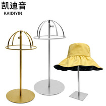 Stainless steel hat rack hat support clothing store hat rack display rack display rack floor-to-ceiling hat support bracket props