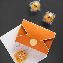 Egg Yolk Crisp Packaging Box Hand Upscale Egg Yolk Crisp Gift Box Baking Upscale Hot Gold Envelope Mid-Autumn Moon Cake Box